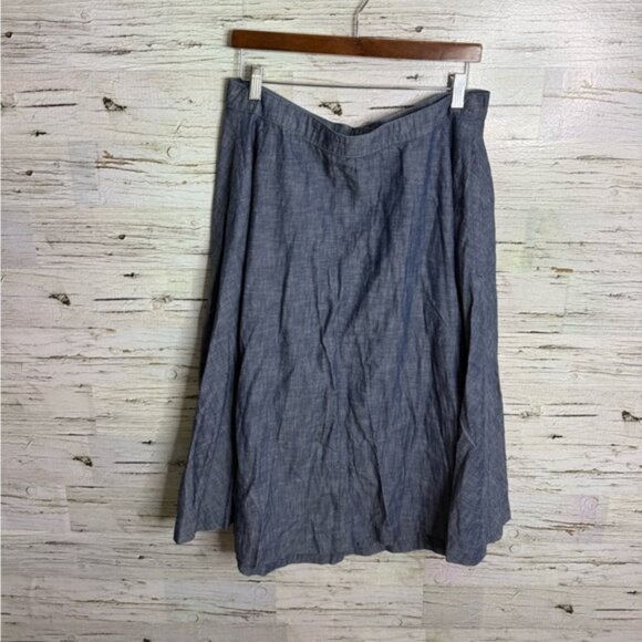 Lane Bryant denim jean A-Line Skirt 14 - Picture 1 of 7